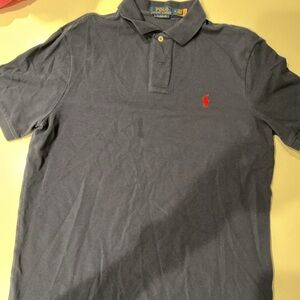 Ralph Lauren Men's Dark Blue Polo Shirt